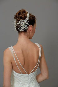 Load image into Gallery viewer, dantel a kesim gelinlik modeli evaze gelinlik modeli