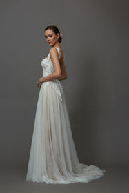 Load image into Gallery viewer, bohem gelinlik modeli helen gelinlik modeli
