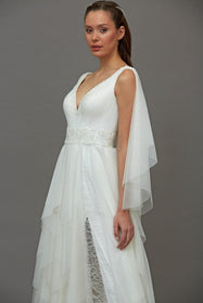 Load image into Gallery viewer, helen gelinlik modeli bohem gelinlik modeli
