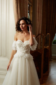 Load image into Gallery viewer, dantel-gelinlik-bridal
